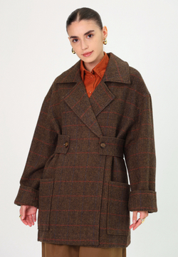 Пальто в клетку