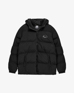 Пуховик AW25 Downjacket Hooded Crispy черный