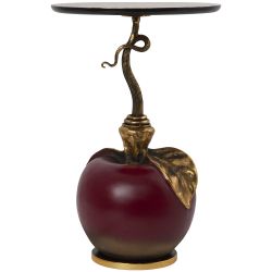 Столик декоративный с золотой столешницей Яблоко Евы Кардован
