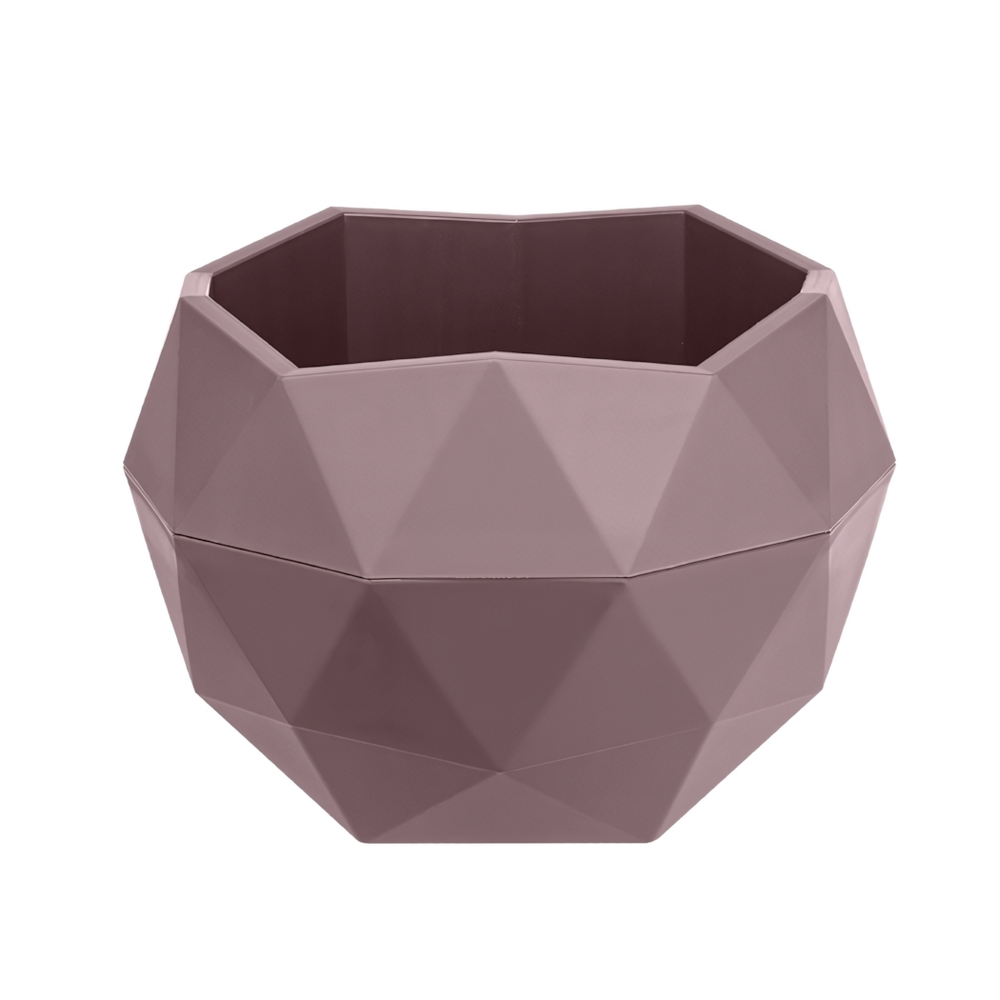 Кашпо "Топаз" (1,2л.) Цв. Пыльная роза