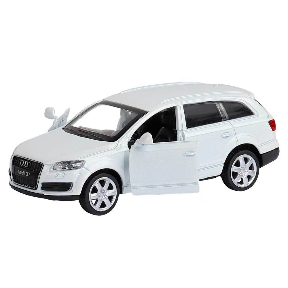 Модель 1:43 Audi Q7, белый, откр. двери, инерция
