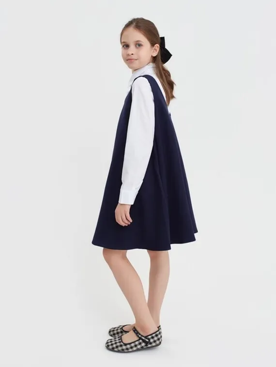 Сарафан для девочки MINAKU, цвет синий, рост 122 см