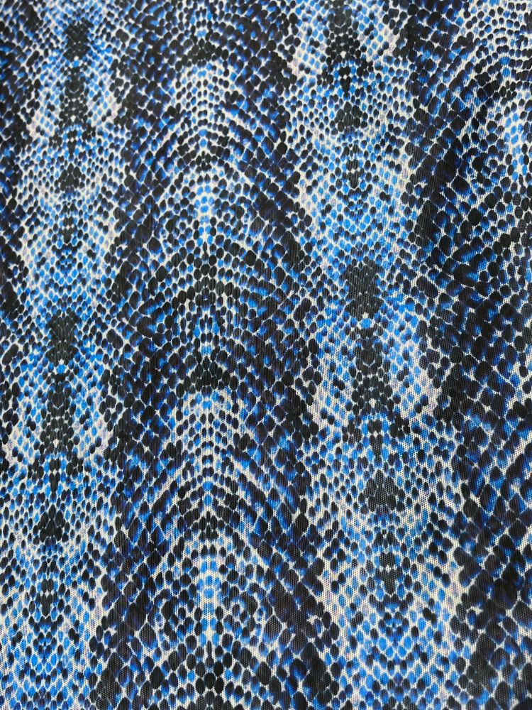 Буркини с капюшоном &quot;Змея Blue&quot;