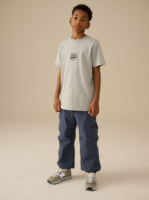 Брюки карго широкие для мальчика Next E42-114, Синий