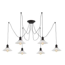 Citilux Эдисон CL451062 Люстра паук Венге