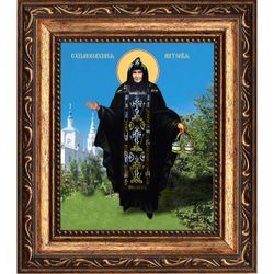 Антония Схимонахиня. Икона на холсте.