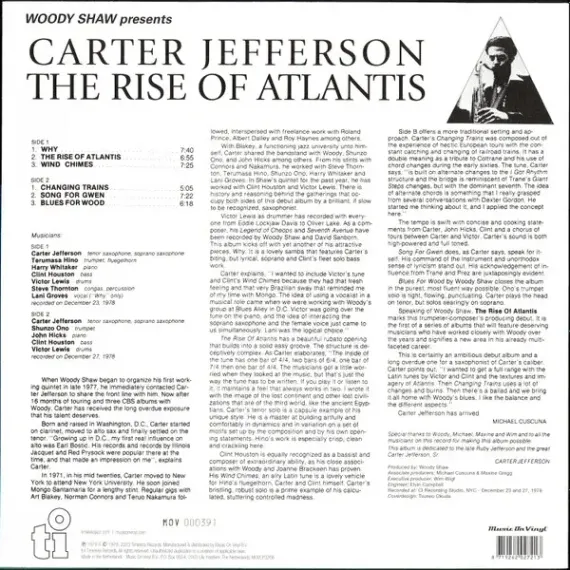 Carter Jefferson – The Rise Of Atlantis - LP