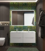 Тумба с раковиной BelBagno MARINO-CER-N-1200-4C-SO-BL-P Bianco Lucido
