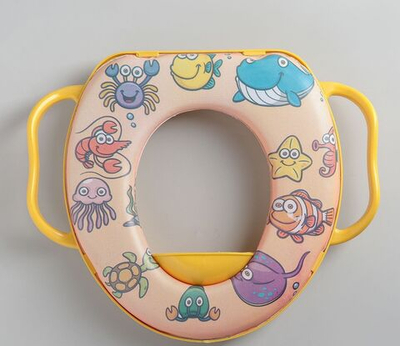 Детское сиденье для унитаза с ручками «Зверюшки»