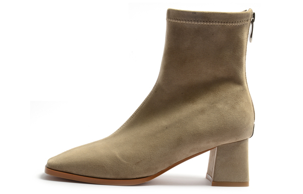 STEVE MADDEN Stretch & Sock Boots Women"s Black/Apricot