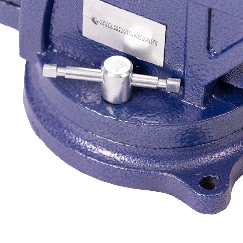 ST420-4 Тиски слесарные с наковальней 100 мм