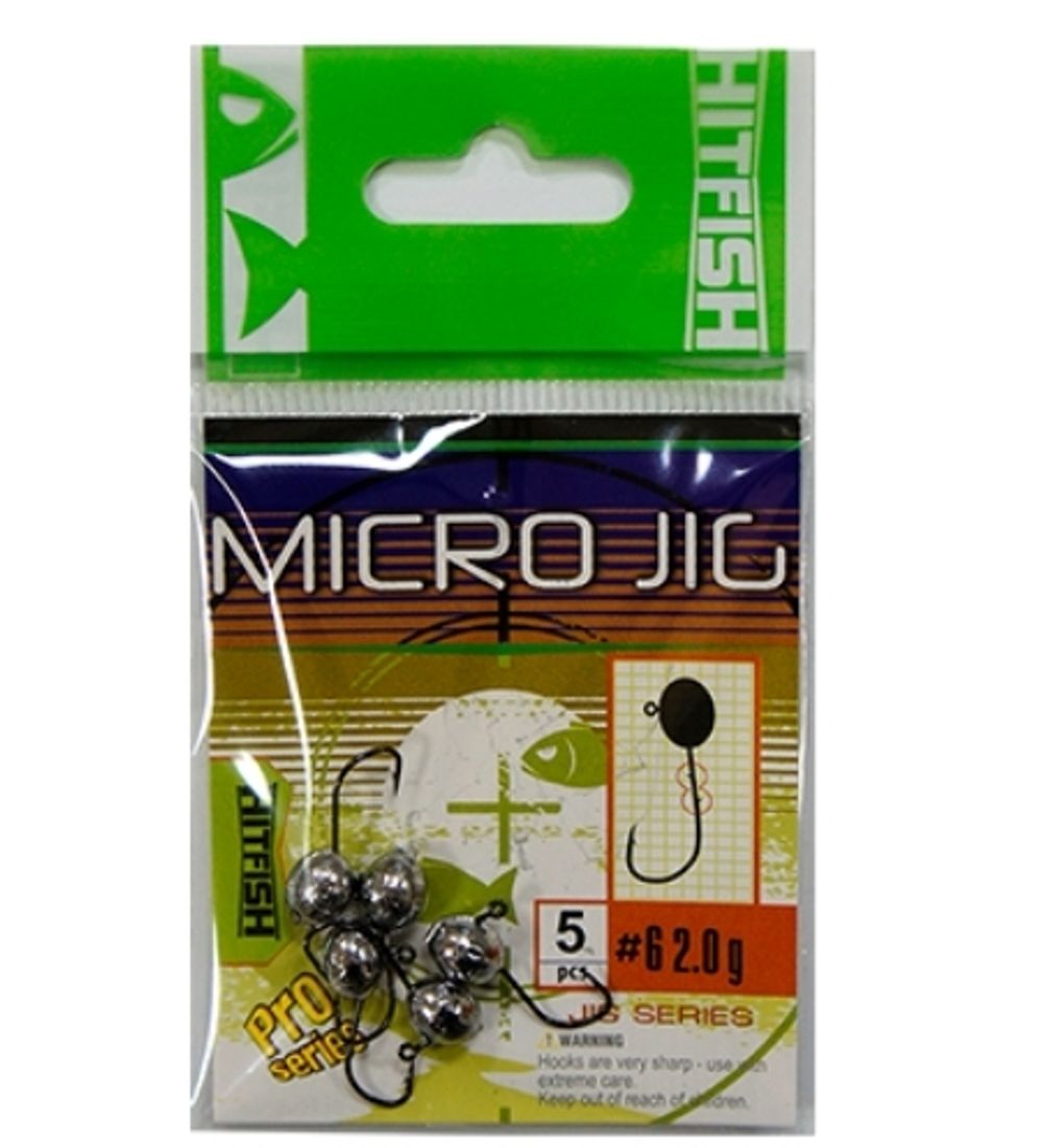 Джиг-головка HITFISH Micro Jig 1 1.3-5.0г (5шт в уп )