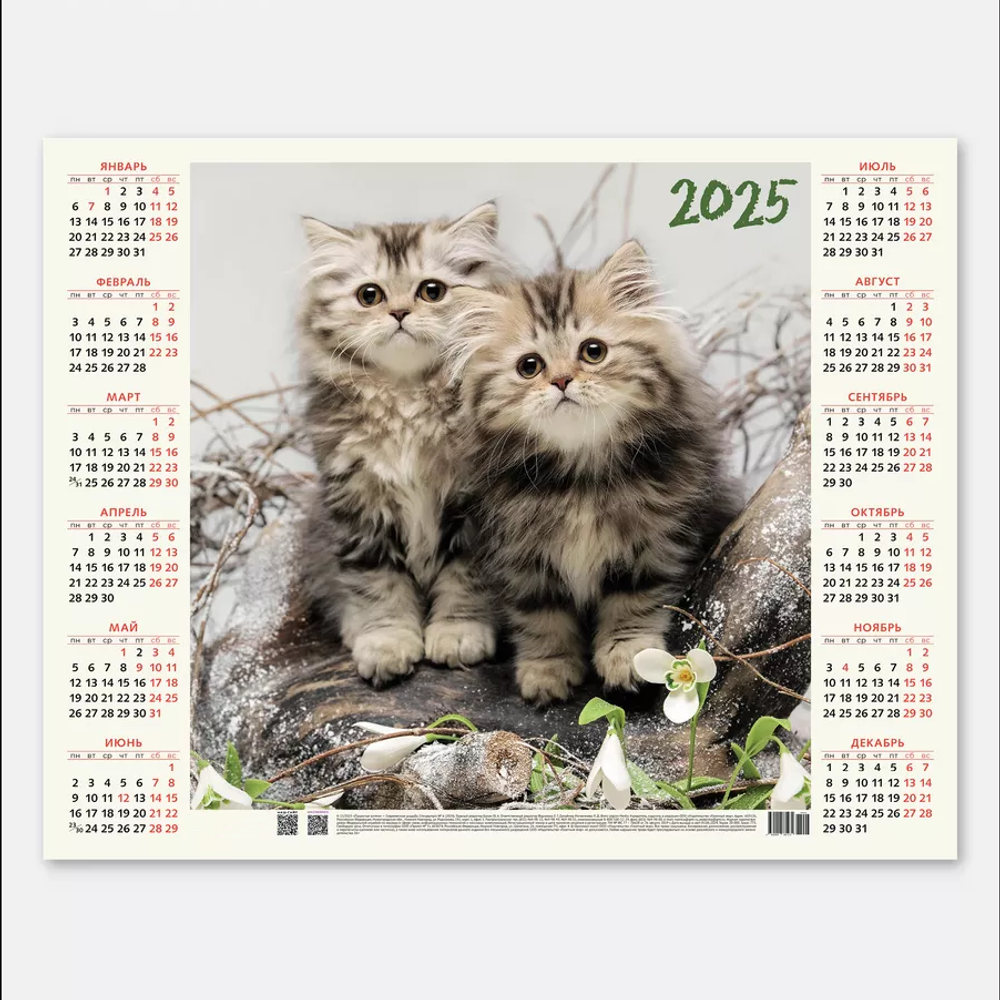 Календари настенные с нашим макетом