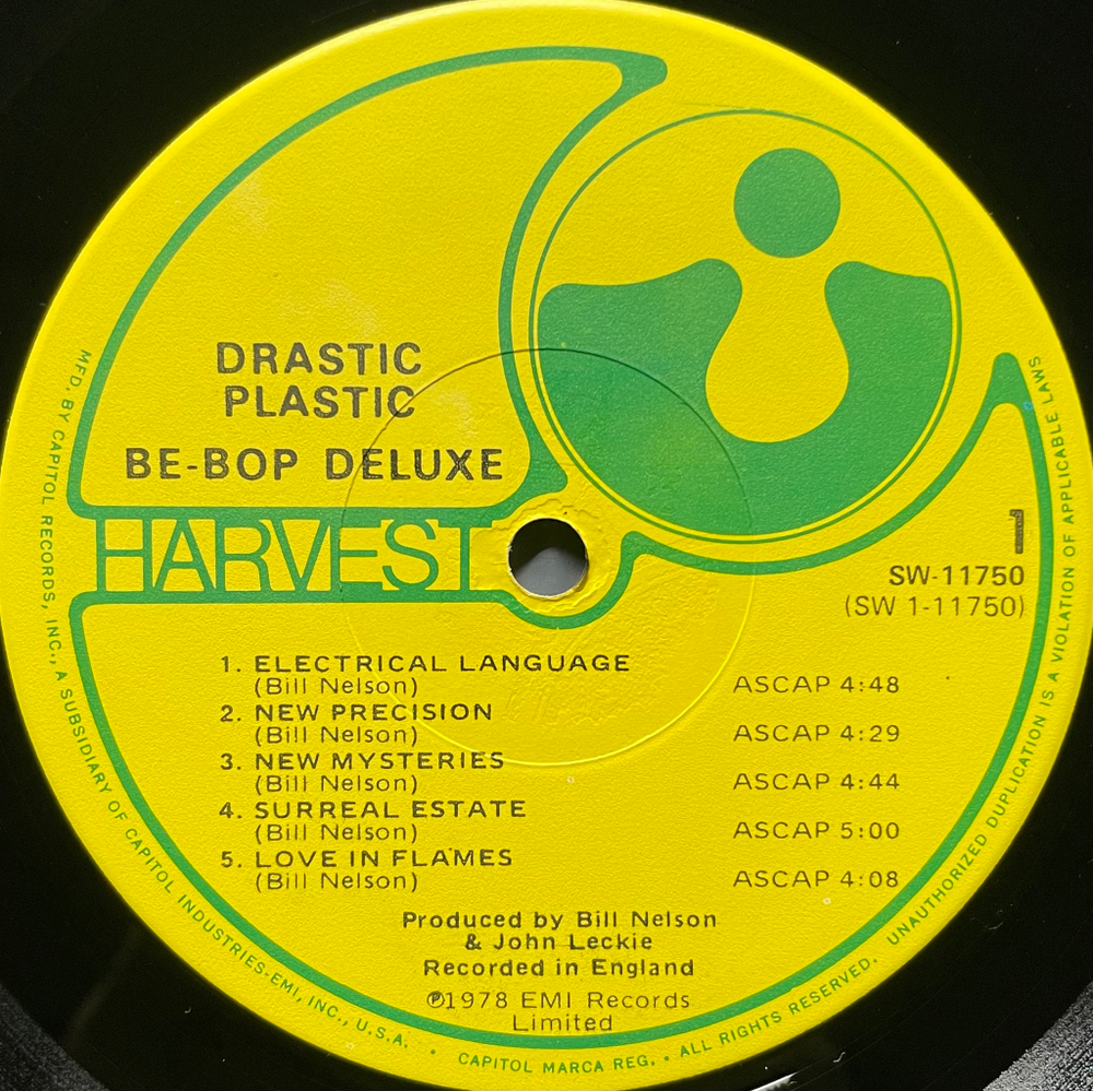 Be-Bop Deluxe ‎– Drastic Plastic (США 1978г.)