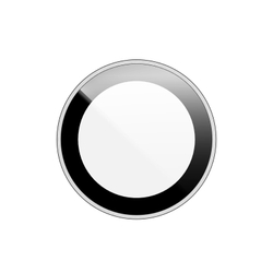 Защитное стекло на объективы камеры для iPhone 17 Pro и 17 Pro Max, серия HAWK Series от Dux Ducis, рамки из алюминия серебристого цвета