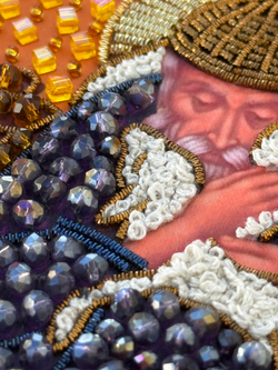 И-23 Набор для вышивания хрустальными камнями Святой Спиридон Тримифунтский