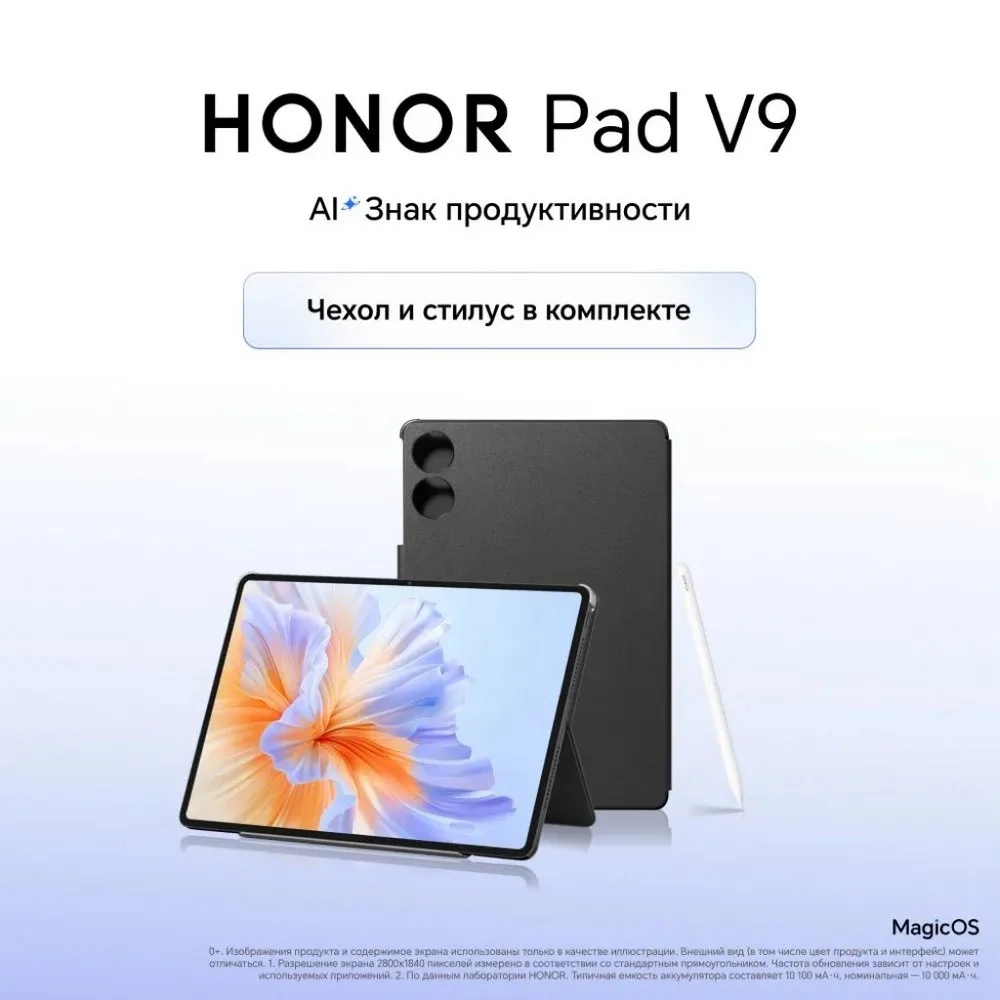 Планшет Honor Pad V9 8/256Gb (5301AMSB) Gray
