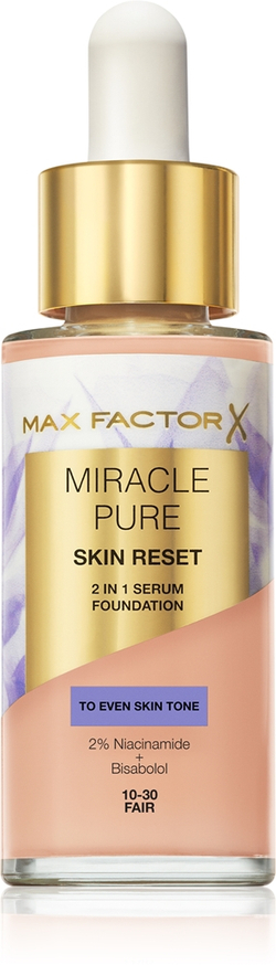 Max Factor Miracle Pure Skin Reset - Подкладка для ухода оттенок 10-30 Fair, 30 ml