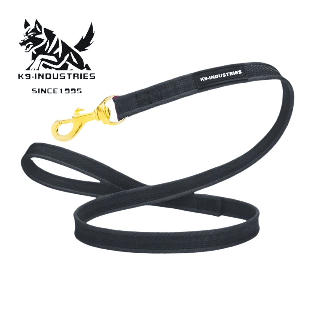 Поводок прорезиненный нейлоновый  для дрессировки собак K9 INDUSTRIES