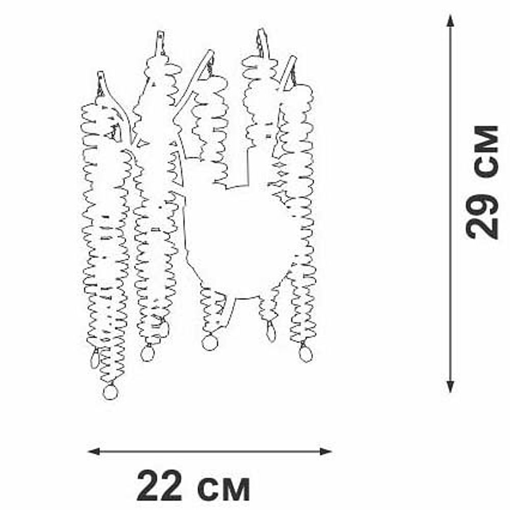 Бра Vitaluce V28551 V28551-1/2A