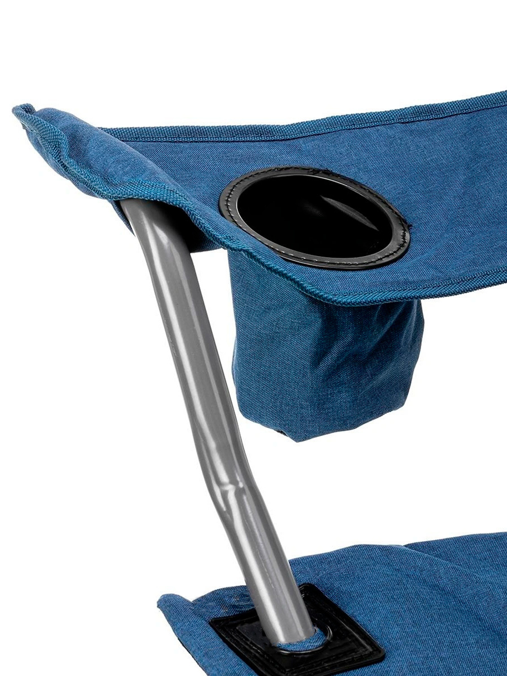 Кресло складное Helios синий/серый (HS-244-BG)