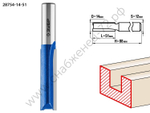 ЗУБР 14x51мм, хвостовик 12мм, фреза пазовая прямая, удлиненная