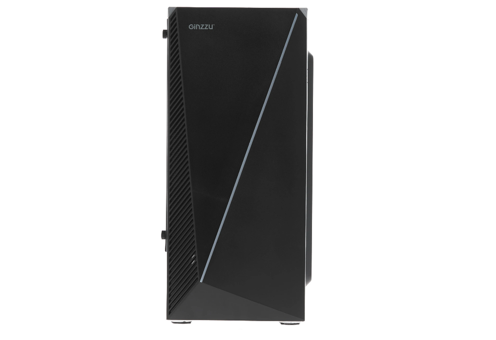 Корпус Ginzzu SL200 FAN Rear 12CM LED 1*USB 3.0,1*USB 2.0,Audio Акриловая боковая панель без БП