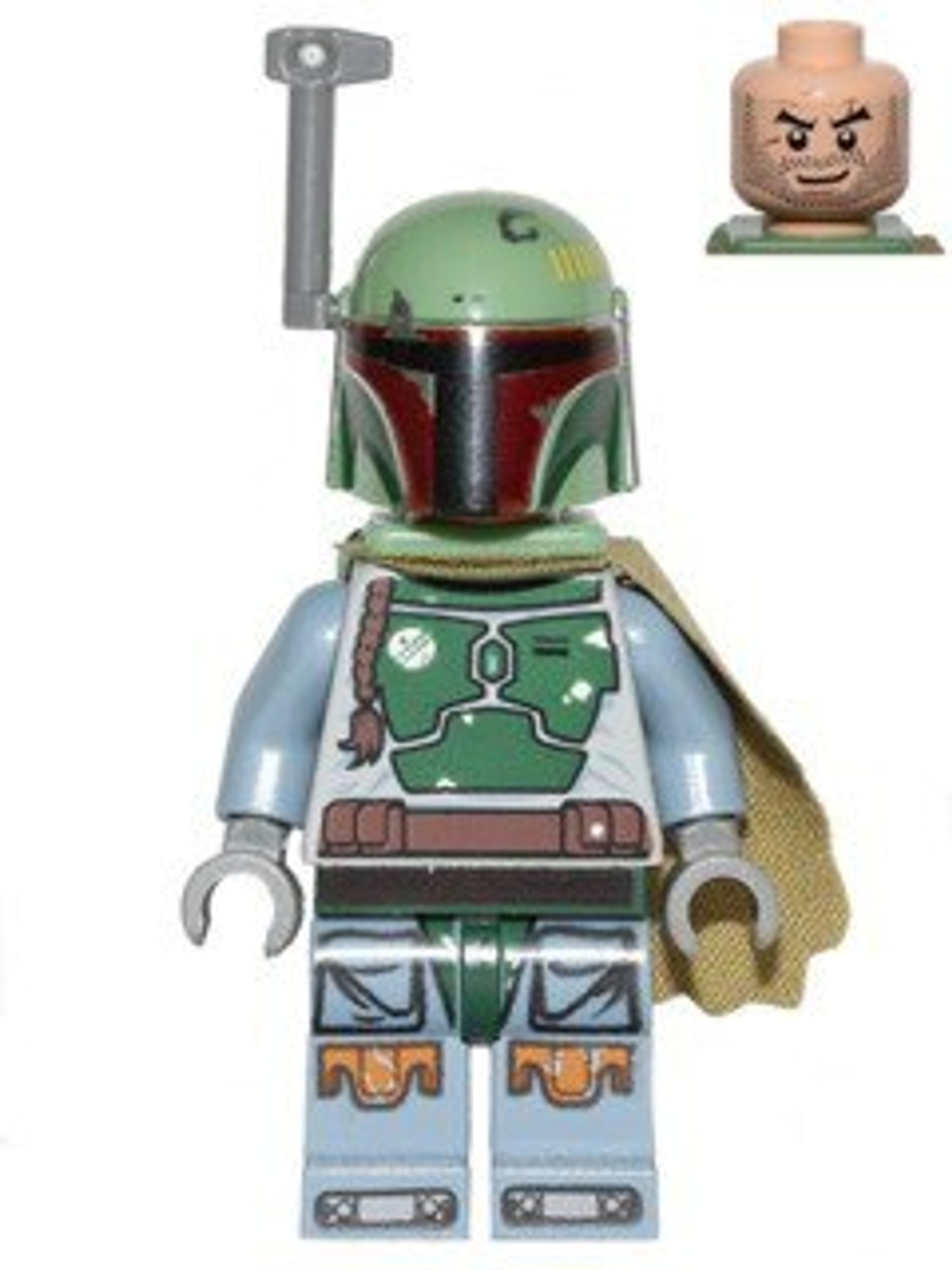 Минифигурка LEGO sw0396 Боба Фетт (с бородой)