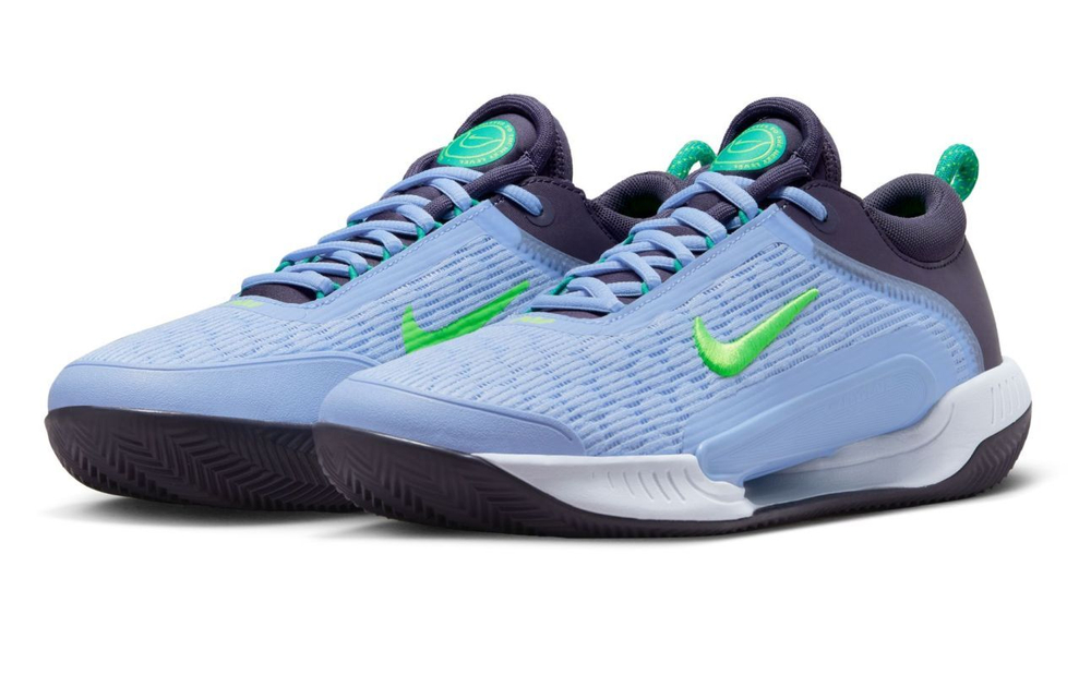 Мужские кроссовки теннисные Nike Zoom Court NXT Clay - небесный