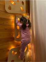 Спортивный уголок для дома детский, панели скалодрома 3 шт.