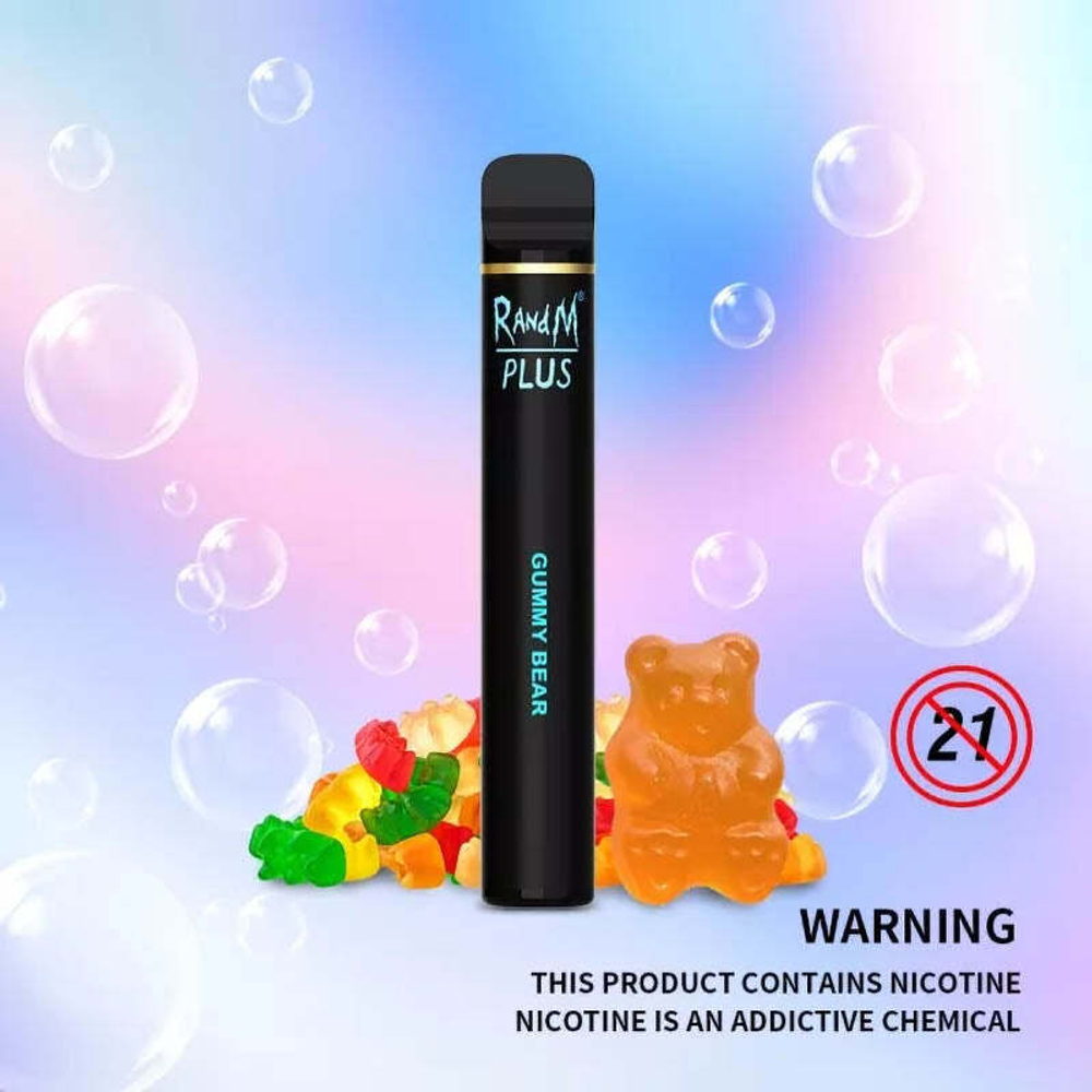 RandM 800 Plus - Gummy Bear (2% nic)