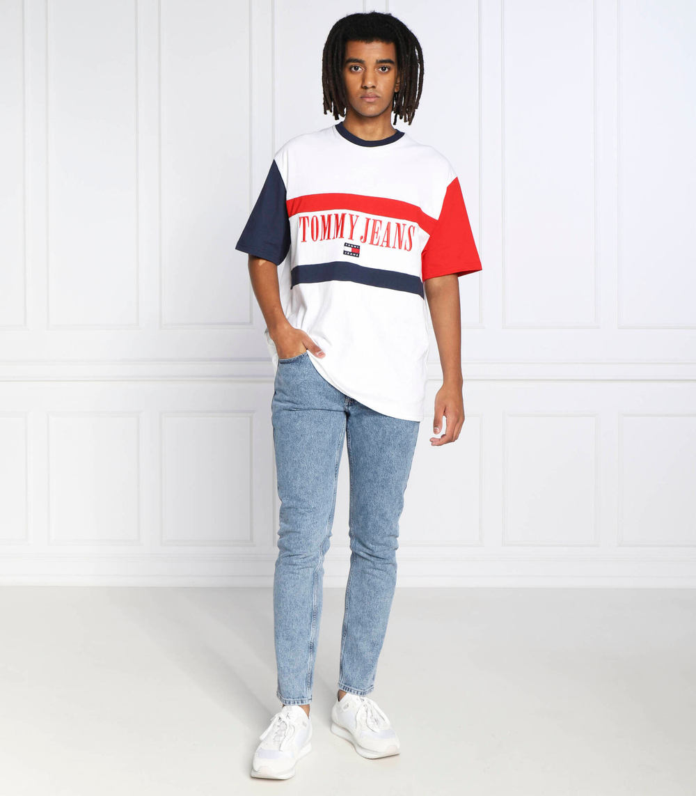 футболка Tommy Jeans - белый(DM0DM15055)