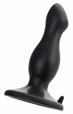 Черная анальная втулка Antlia - 10,5 см. (Цвет: черный)