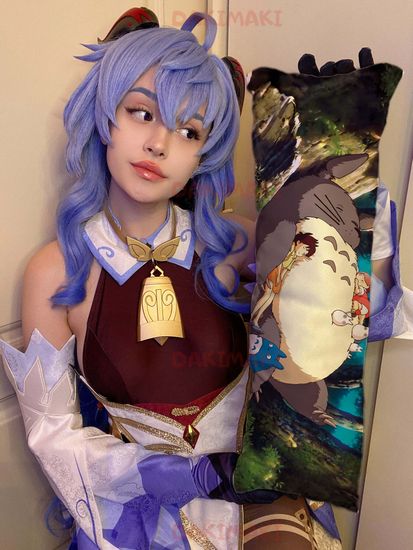 Мини дакимакура Тоторо из Мой сосед Тоторо арт. M0191, 60х20 см