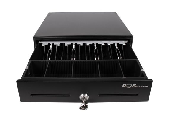Денежный ящик POScenter 13EМ 330x335x90, механический, PUSH, черный