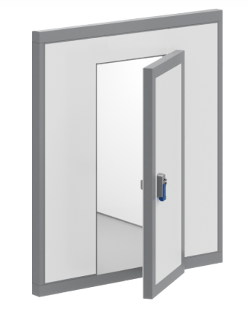 Дверной блок Polair с распашной дверью 2300*1200*100 (световой проем 1930*900)