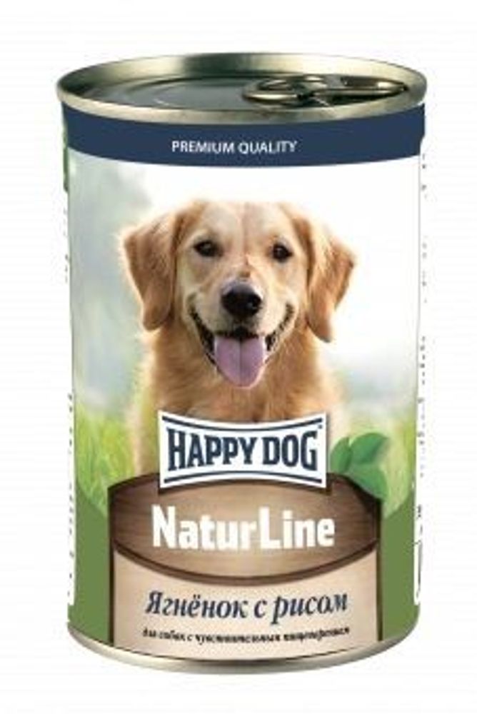 Консервы Happy Dog Natur Line ягненок с рисом 410 г