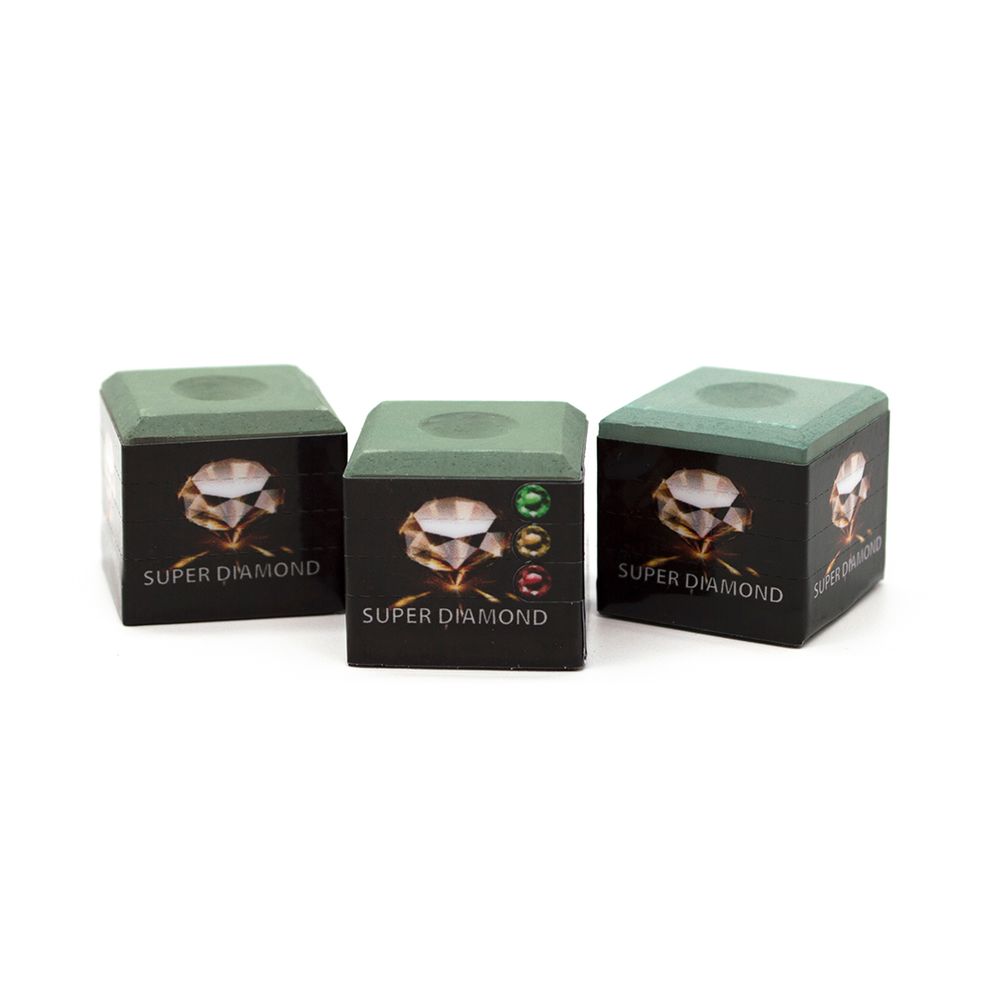 Мел "Super Diamond Grey" (зеленый) черная коробка