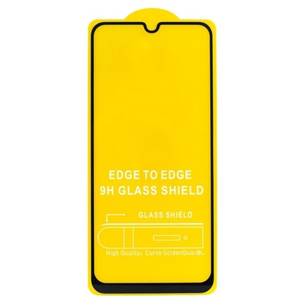 Защитное стекло Samsung S21FE (черный) 9D тех.упаковка