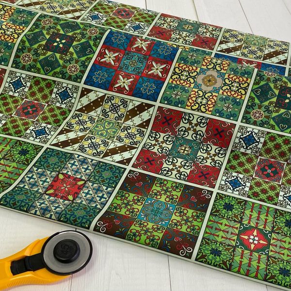 МАРРАКЕШ #15, 100% хлопок Handmade Fabrics, 2 ряда клеток 4