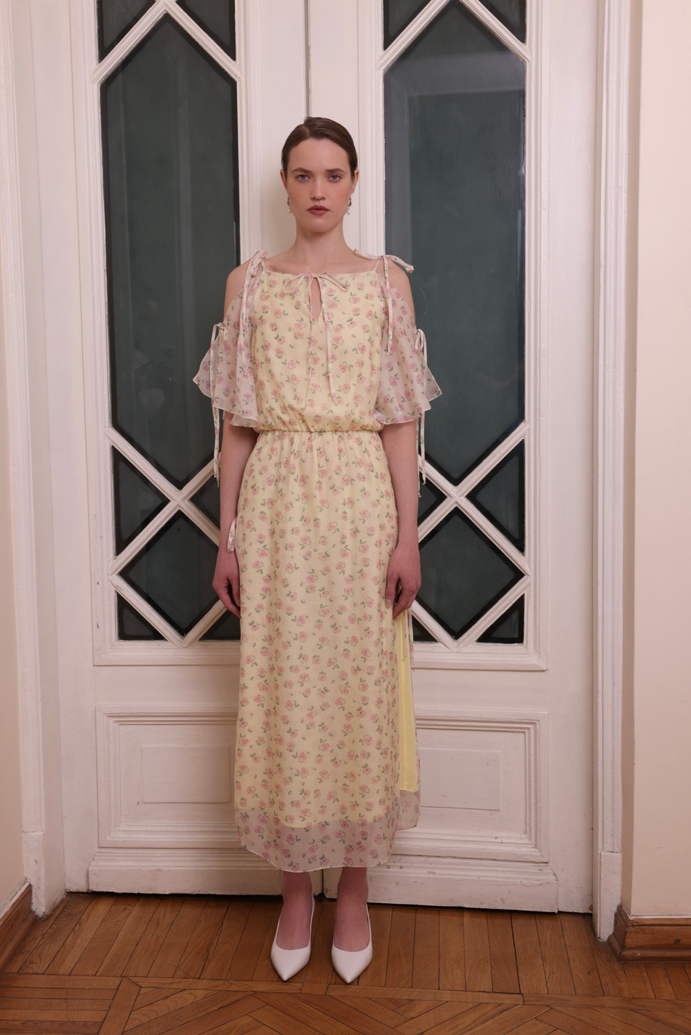 Платье «Фиалка», разноцветный