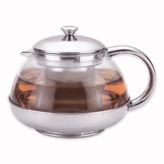 Заварочный чайник 600 мл. Kamille KM 4315 стекло, нержавеющая сталь