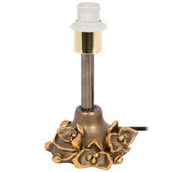 Настольная лампа Орхидея Лайм Бронза с абажуром Адель Бронза