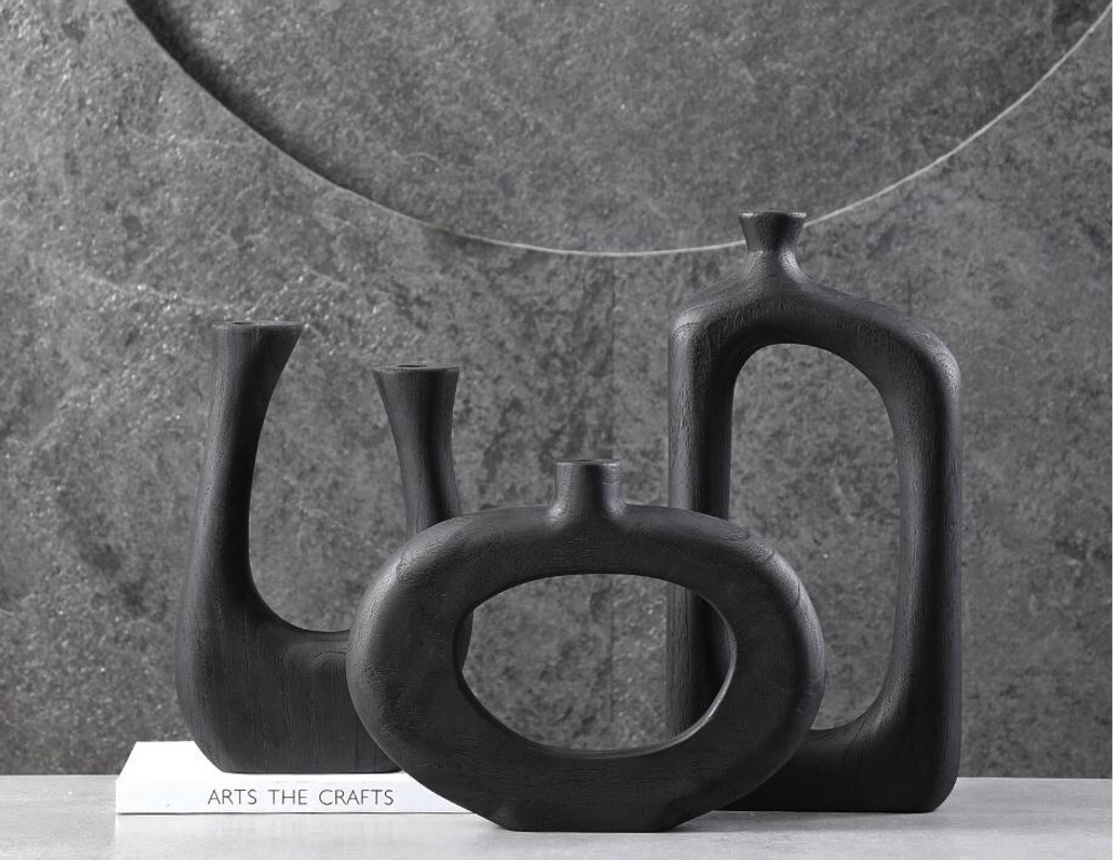 Ваза Square wooden vase