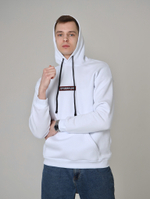 Купить худи мужское белое провинция