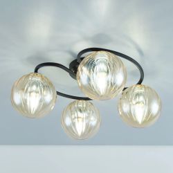 Citilux Эрни CL122145 Люстра потолочная Чёрная