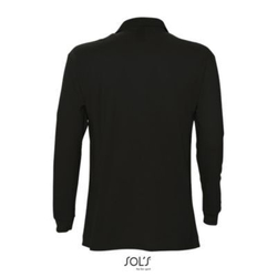 Рубашка поло мужская Sol's Star с длинным рукавом. Красный  XL