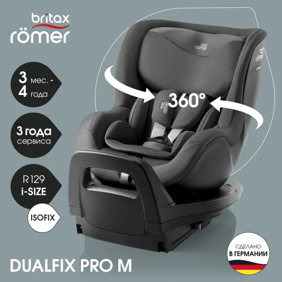 Автокресло Britax Roemer Dualfix Pro M Isofix 0+/1 (0-18 кг)