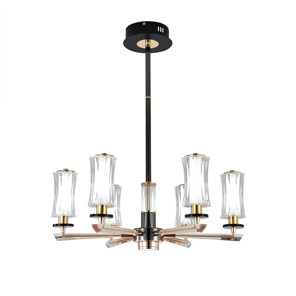 Люстра на штанге Indigo GRANDIOSO 13038/6R Black V000185L