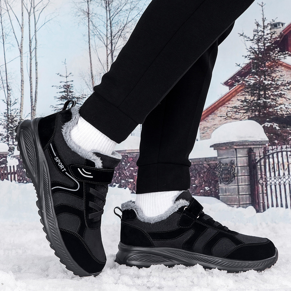 CHENGSHILUOTUO Elderly Insulated Shoes Unisex